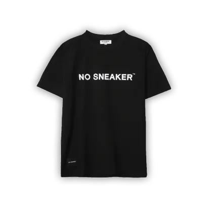NO SNEAKER T-SHIRT BLACK